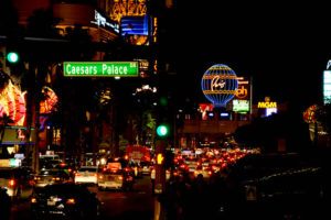 leds on the vegas strip