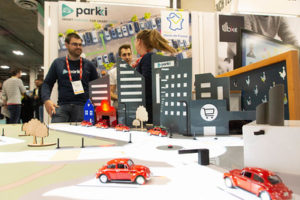 Parkki booth at CES