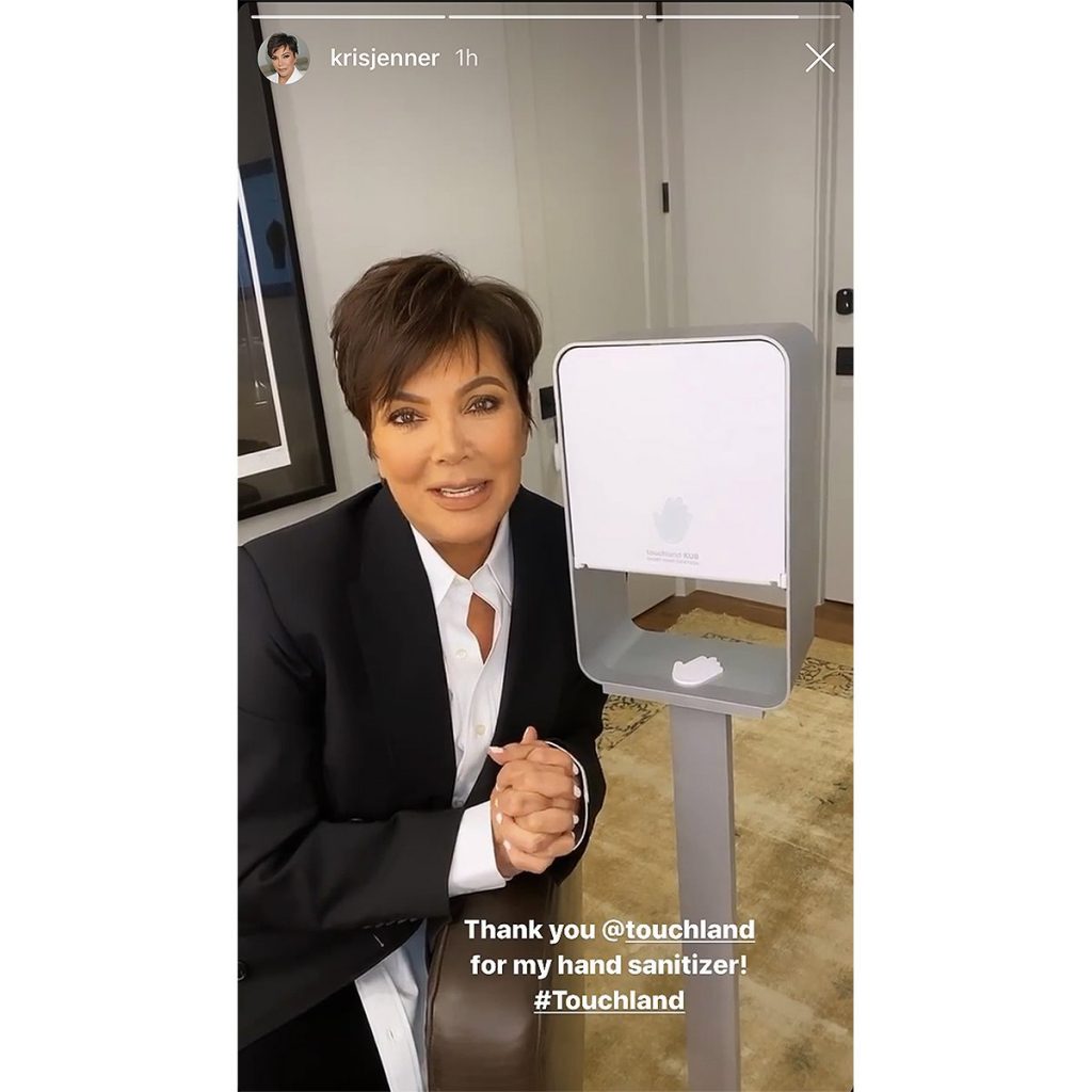 Kris Jenner Sanitizer Touchland