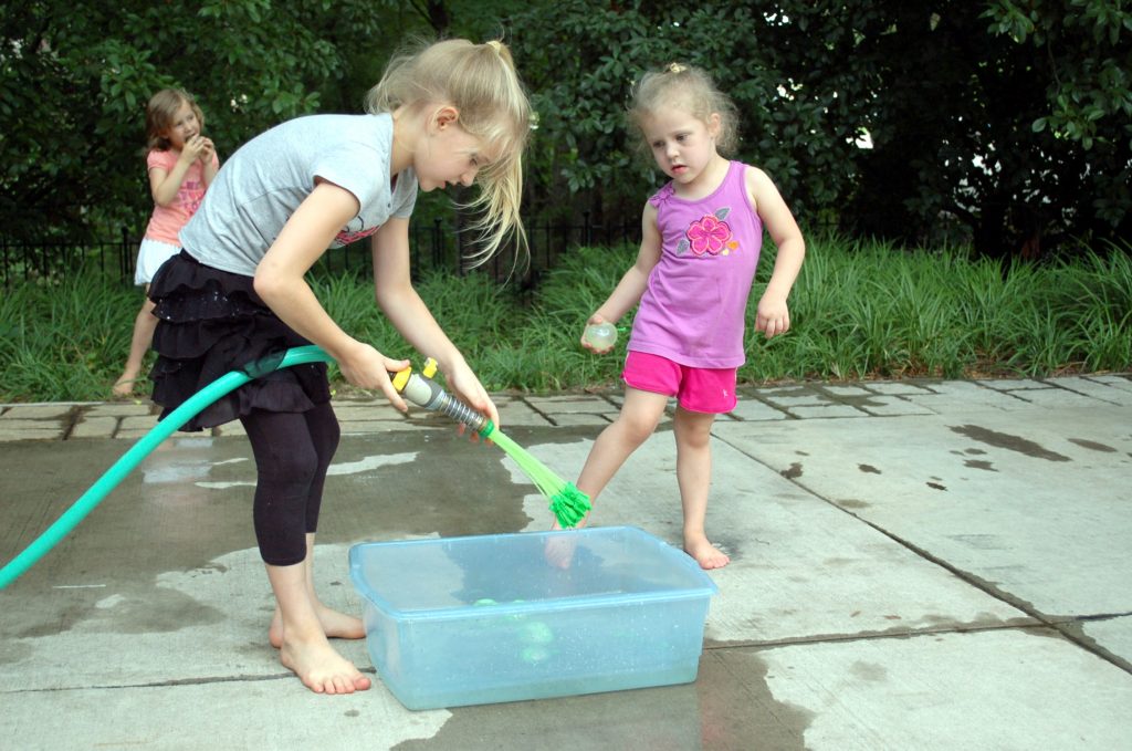 Children using Bunch O Balloons