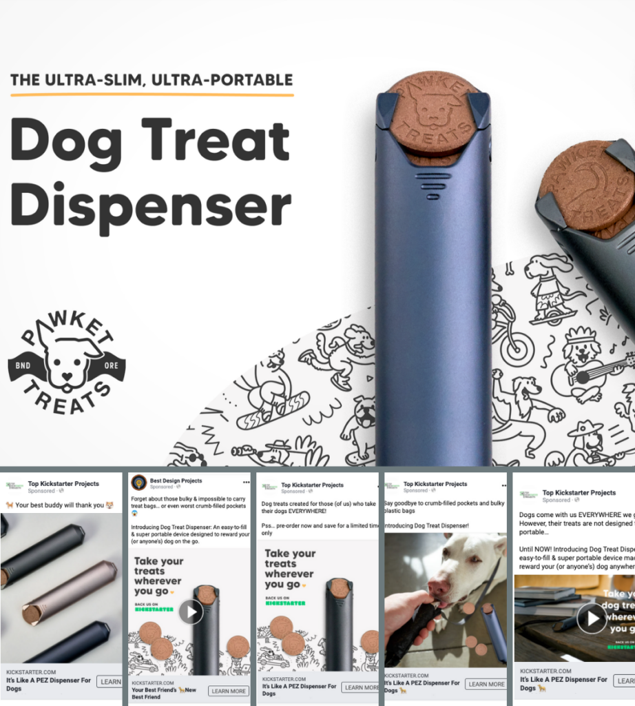 Dog Treat Dispenser by PAWKET TREATS