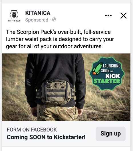 Scorpion Pack Ad